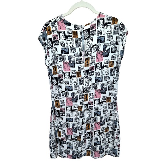 Reformation Lilah Comic Print Dress size Large - Picture 6 of 14